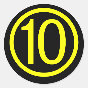 Number 10 - Number 10 - Sticker