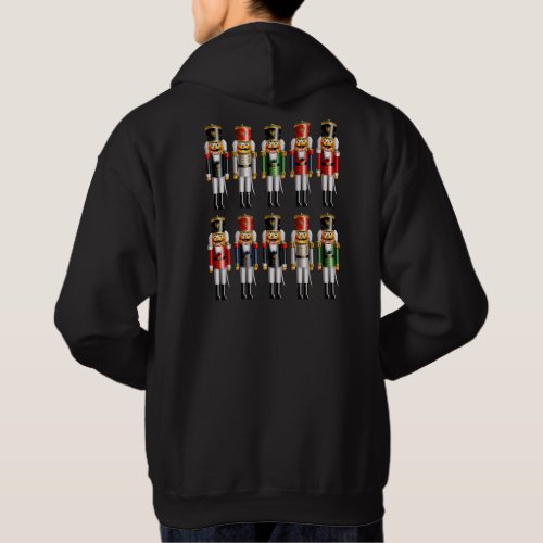 10 Nutcracker Toy Soldiers And A Nutcracker King Hoodie