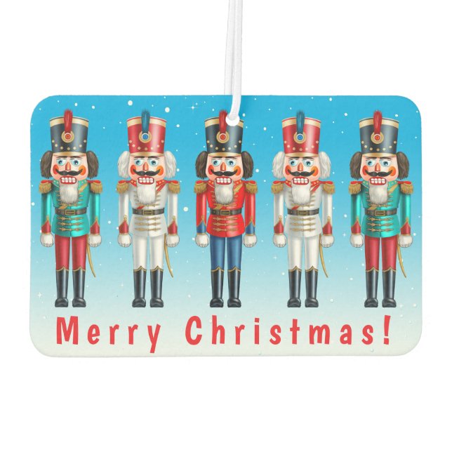 10 Nutty Nutcracker Toy Soldiers Air Freshener (Back)