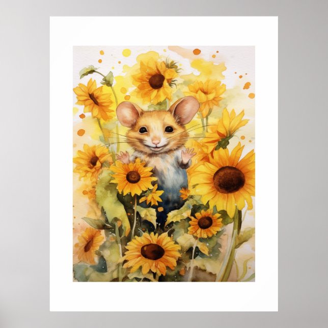 10 of 17 Sunflower Garden Miceville Poster (Front)