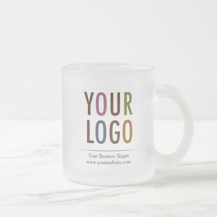 10 Oz Frosted Gl Mug Company Logo No Minimum Zazzle 10 Oz Frosted Gl Mug Company Logo No