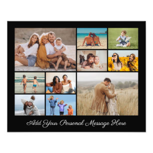 10 Photo Collage Add A Greeting Photo Enlargement