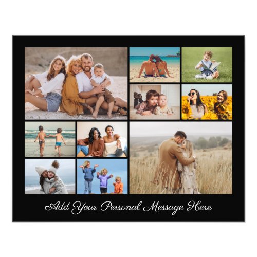 10 Photo Collage Add A Greeting Photo Enlargement