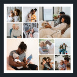 10 Photo Collage Personalized Poster<br><div class="desc">10 Photo Collage Family Personalized poster from Ricaso - with 10 photo templates. A wonderful photo gift for yourself or others</div>