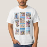 10 Photo Collage Personalized T-Shirt<br><div class="desc">Create a Photo Collage Personalized t-shirt from Ricaso - add 10 individual photos to make a photo collage. A wonderful heartfelt keepsake apparel for yourself or others. Give the gift of a lasting memory.</div>