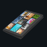 10 Photo Template Black Wallet<br><div class="desc">Personalized 10 Photo Template Black Velcro Wallet. Great For Kids.</div>