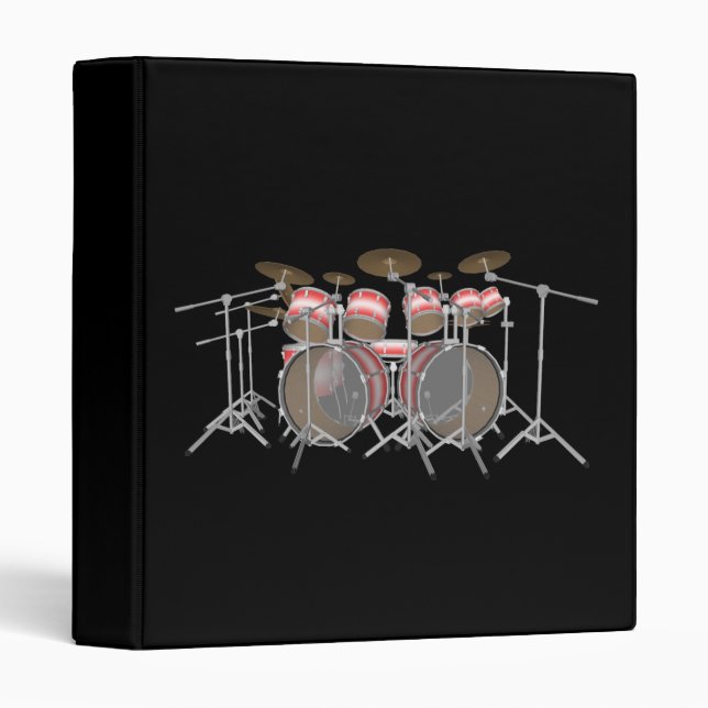 10 Piece Drum Kit: Custom Binder (Front/Spine)