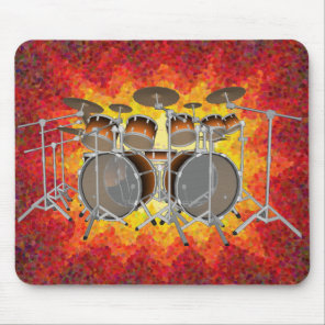 10 Piece Drum Kit & Graphics: Custom Mousepad