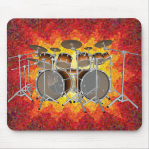 10 Piece Drum Kit & Graphics: Custom Mousepad