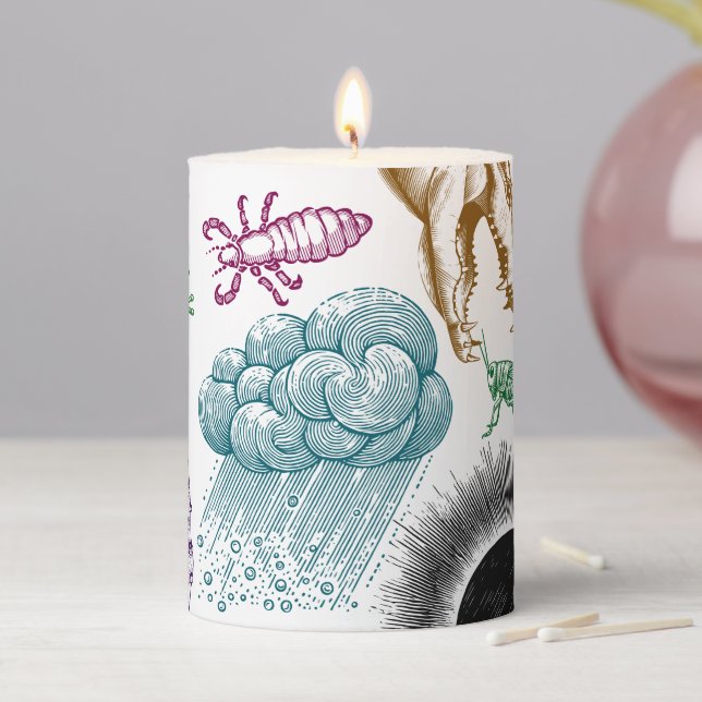 10 Plagues Pillar Candle (In Situ)