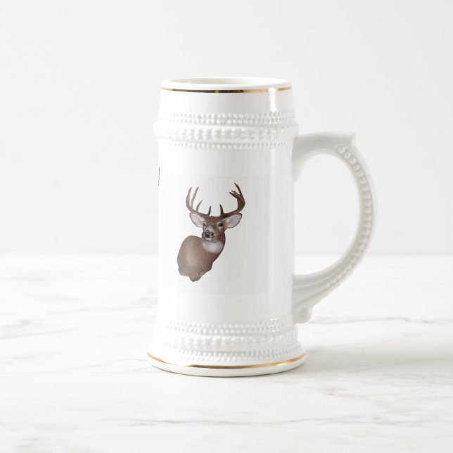 10 point Buck Beer Stein (Right)