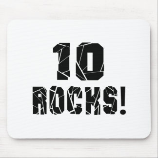 10 Rocks Birthday Designs Mouse Pad