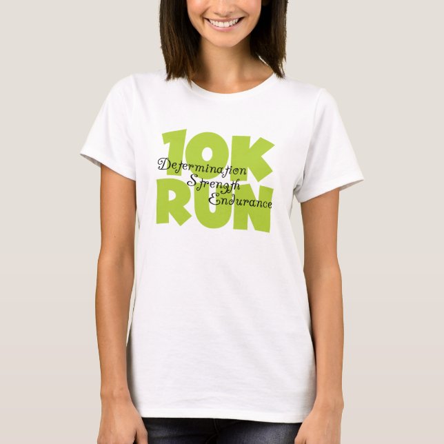 10 Run Spring Green T-Shirt (Front)