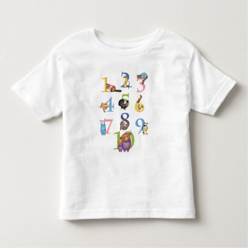 10 Scottish animals childs T_shirt