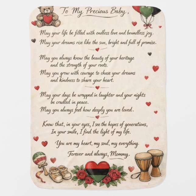 10 Shocking Black Baby Facts You Won' baby blanket (Front)