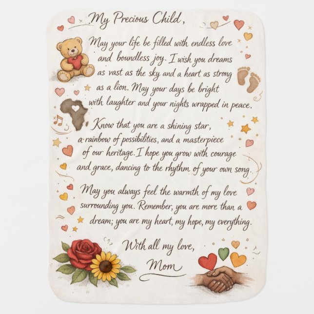 10 Shocking Black Baby Names That Wil baby blanket (Front)