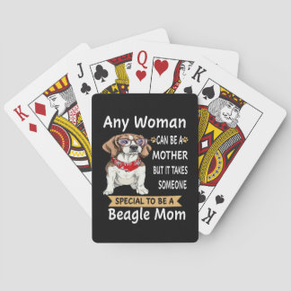 10 Special To Be A Beagle Mom Poker Cards