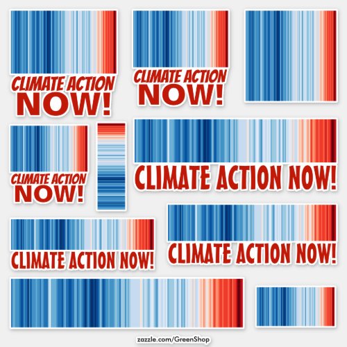 10 Stickers Climate Action Now Global Warming