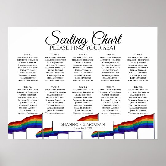 10-table-gay-pride-wedding-rainbow-seating-chart-zazzle