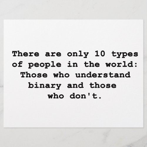 10 Types of People