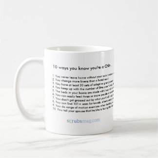 10 ways you know you're a CNA Coffee Mug