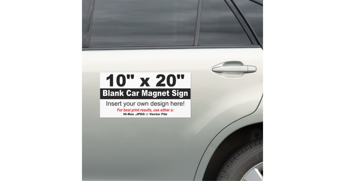 10" x 20" Design Your Own Car Zazzle