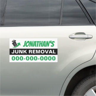 10” x 20” Junk Removal Car Magnet