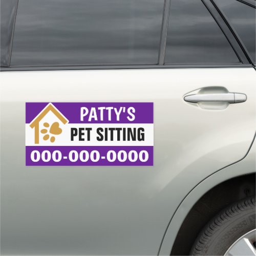 10 x 20 Pet Sitting Car Magnet