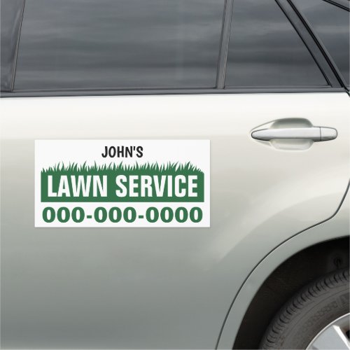 10 X 20 Professional Lawn Service Car Magnet