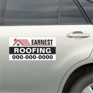 10” x 20” Roofing Car Magnet