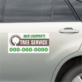 10” x 20” Tree Service Car Magnet