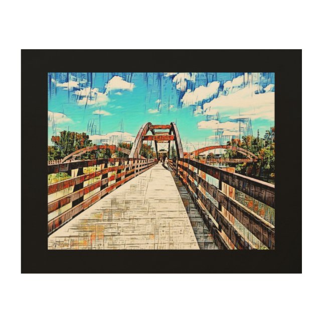 10" x 8" Wood Wall Art (Front)