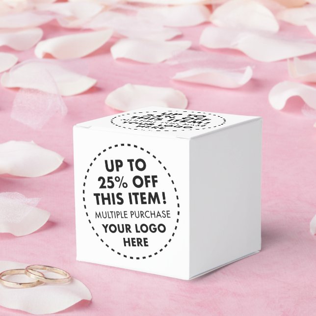 10 x Custom Favor Boxes 25% OFF Bulk Buy Discount (Wedding)