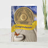 10 Year AA Anniversary Congratulations Serenity