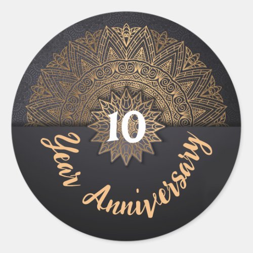 10 Year Anniversary Envelope Seal