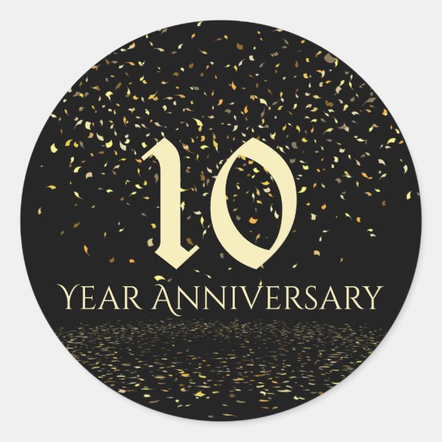 10 Year Anniversary Envelope Seal (Front)