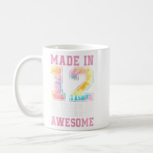 10 Year Of Being Awesome Vintage Birithday  Made I Coffee Mug