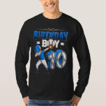 10 Year Old Baseball Birthday Party Theme 10th   f T-Shirt