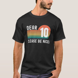 10 Year Old Birthday Retro Birthday Its My 10Th Bi T-Shirt