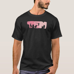10 Year Old Cute Dog Birthday Girl 10th B day 1 T-Shirt