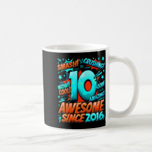 10 Year Old For Boys 10th Birthday Boy 10 Year Old Coffee Mug