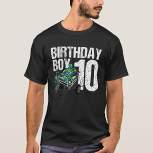 10 Year Old Quad Birthday Party ATV 4 Wheeler 10Th T-Shirt