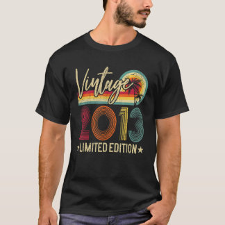 10 Year Old Vintage 2013 10th Bday T-Shirt