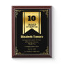 10 Year Work Anniversary | Employee Appreciation Award Plaque