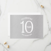 10 years corporate anniversary party invitations