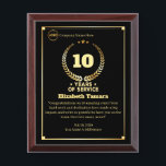 10 Years Employee Anniversary Appreciation Message Award Plaque<br><div class="desc">Celebrate your employee's anniversary with a Custom Appreciation Message Award Plaque, recognizing their dedication and contributions. Craft a heartfelt message that reflects their journey, values, and impact within the company. This thoughtful gift honors their hard work and reinforces the strong bond between the employee and the organization, making them feel...</div>
