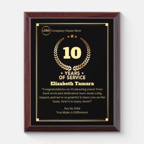 10 Years Employee Anniversary Appreciation Message