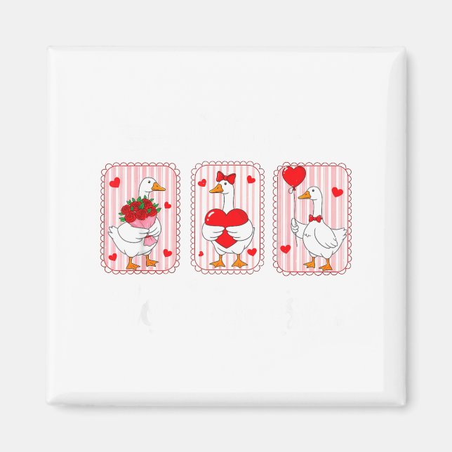 10 Years His Valentine _ Anniversary Couples Valen Magnet (Front)