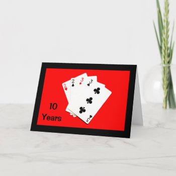 10 Years Is A Big Deal! Anniversary Card by MortOriginals at Zazzle
