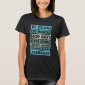 Company 10 Year Anniversary Business T-Shirt | Zazzle